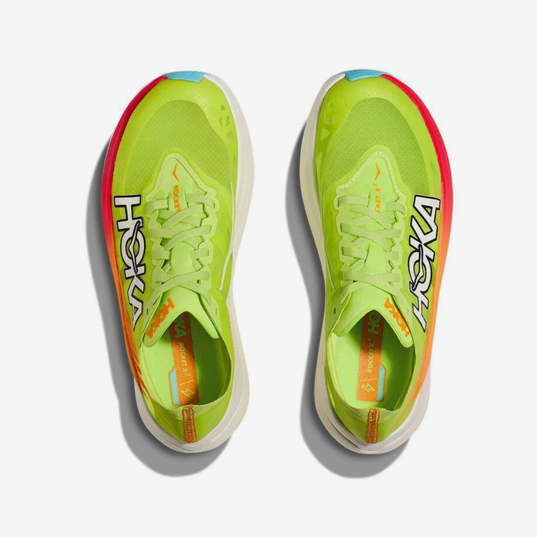 Hoka Rocket X 2 Unissex - Verde/Laranja