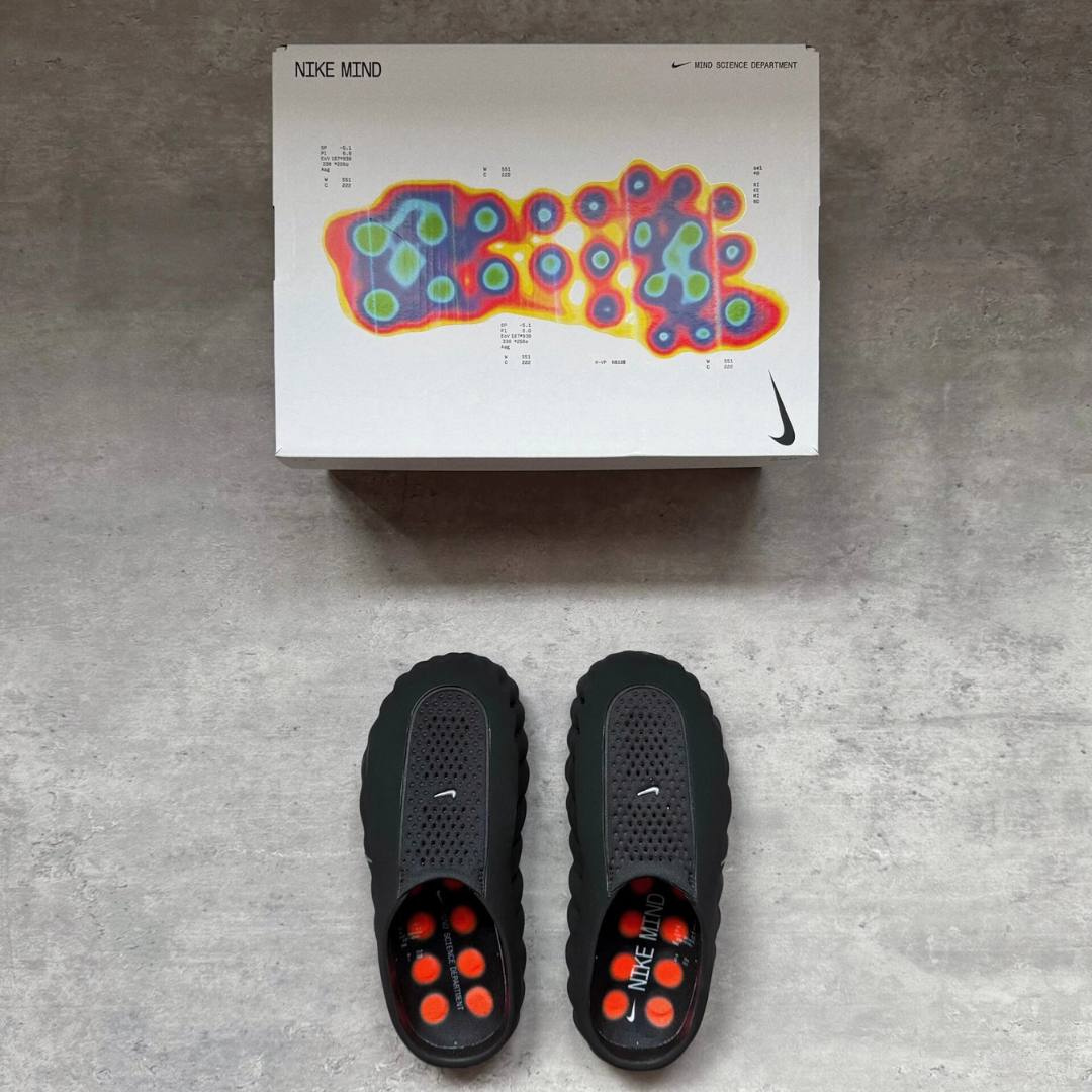 Nike Mind 001 Slide Black Chrome Preto