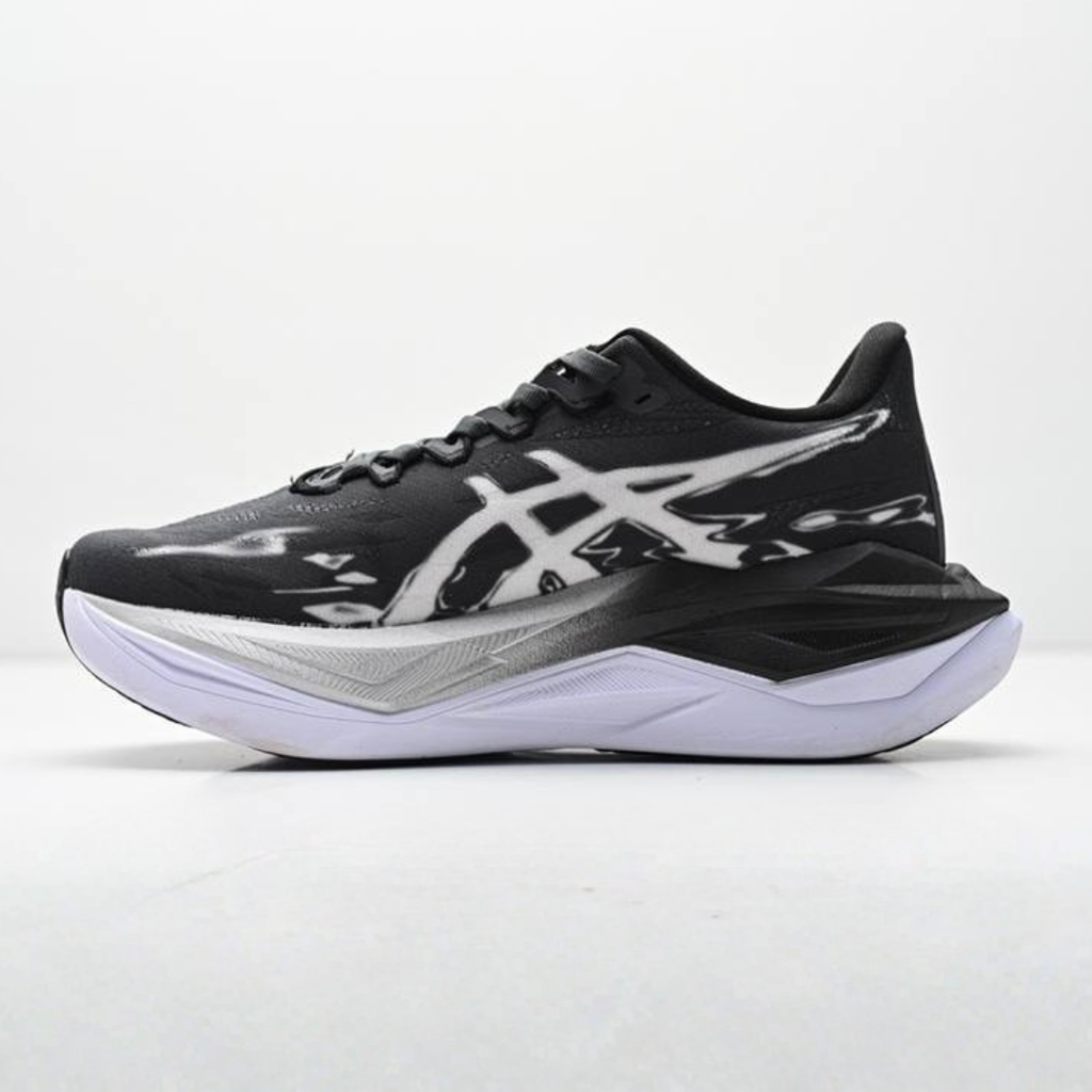Asics Superblast 3 - Unissex - Preto/Branco/Cinza