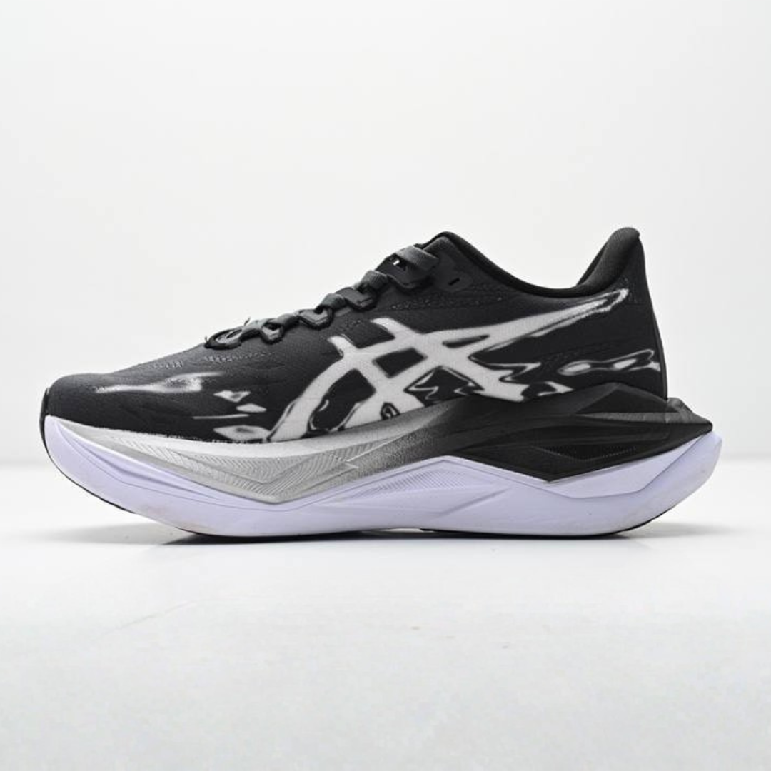 Asics Superblast 3 - Unissex - Preto/Branco/Cinza