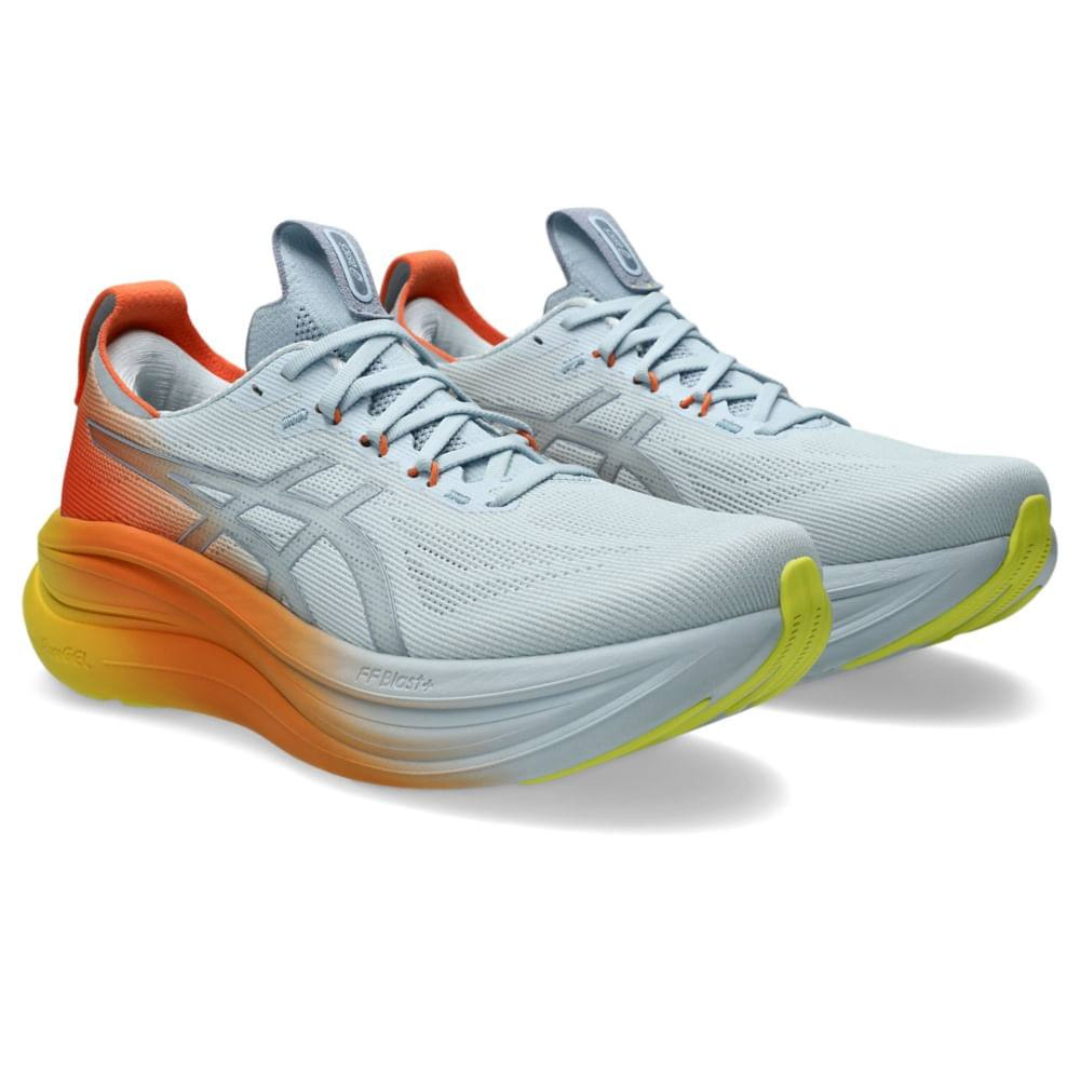 Asics Gel - Nimbus 28 - Cinza/Laranja