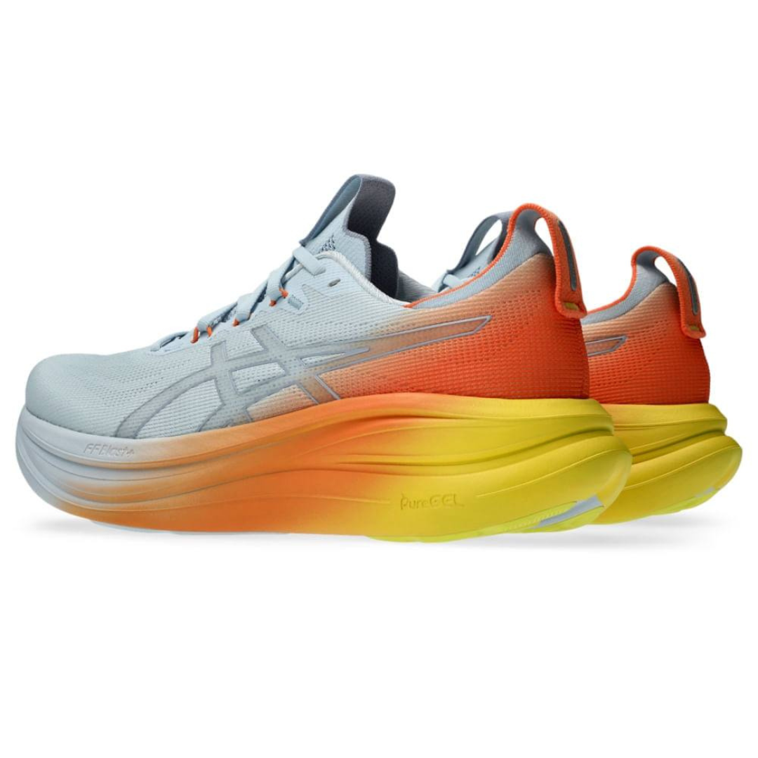 Asics Gel - Nimbus 28 - Cinza/Laranja