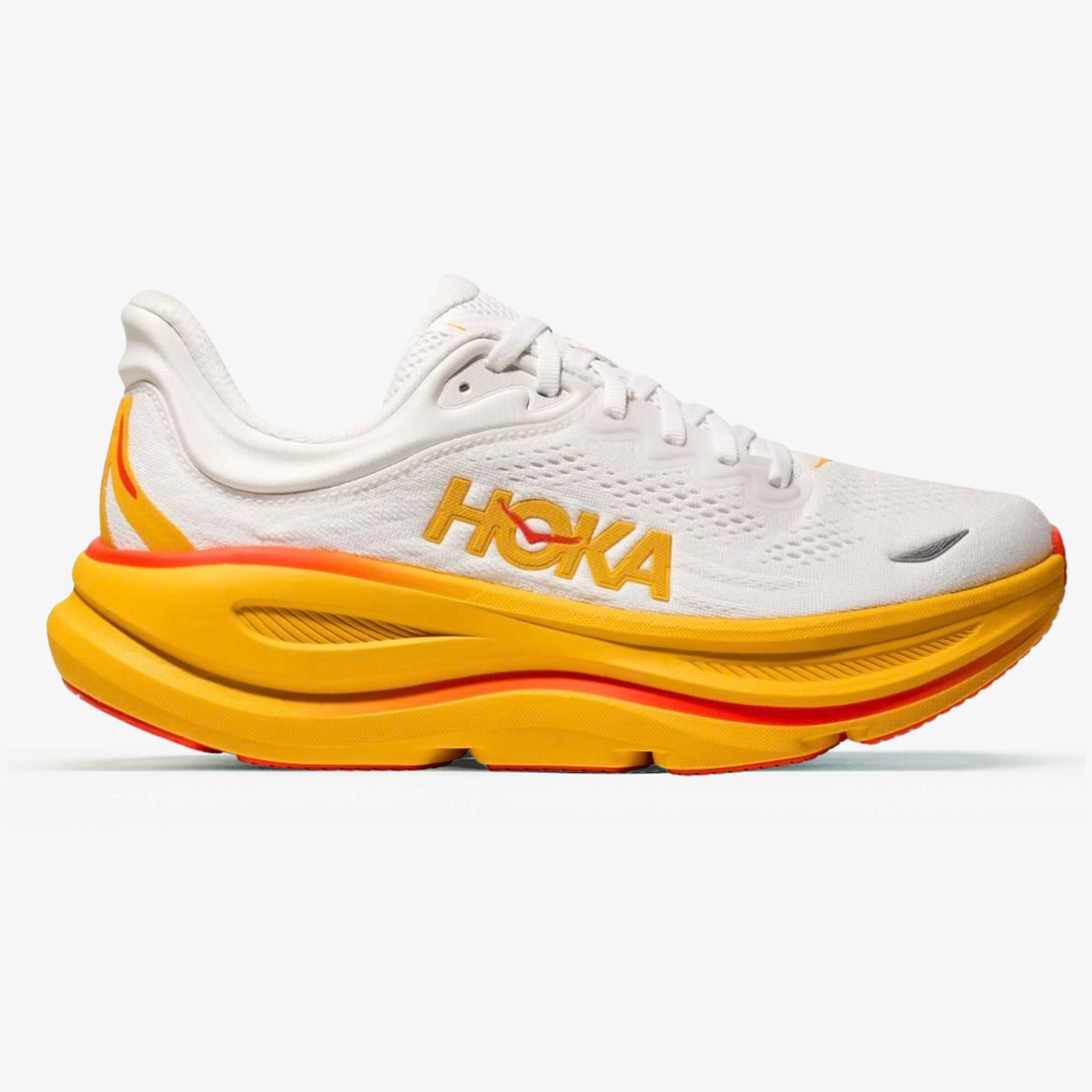 Hoka Bondi 9 - Branco / Laranja