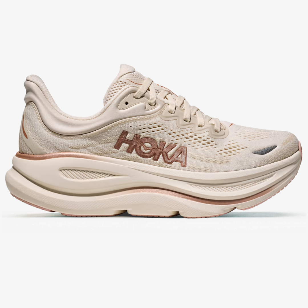Hoka Bondi 9 - Bege/Rosa