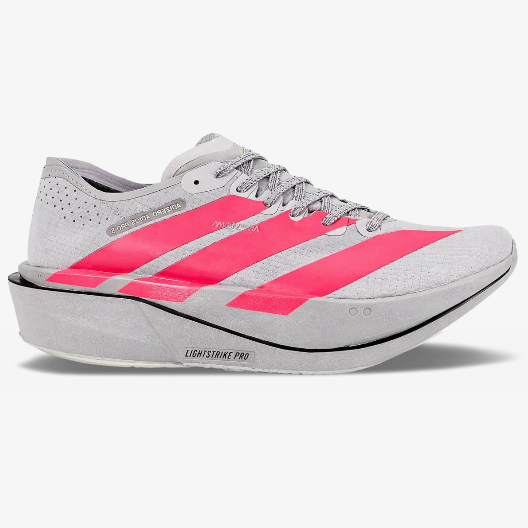 Adidas Adizero Adios Pro 5 - Cinza/Vermelho