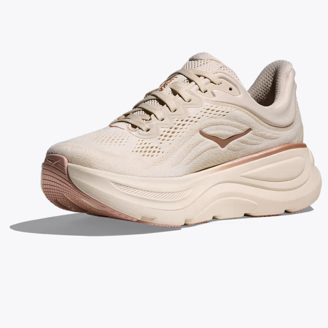 Hoka Bondi 9 - Bege/Rosa
