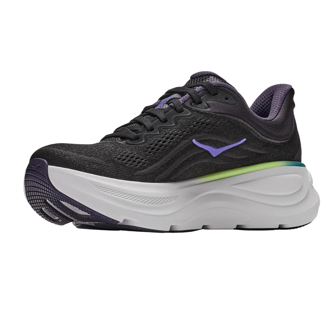 Hoka Bondi 9 - Preto/Pitaya Neon