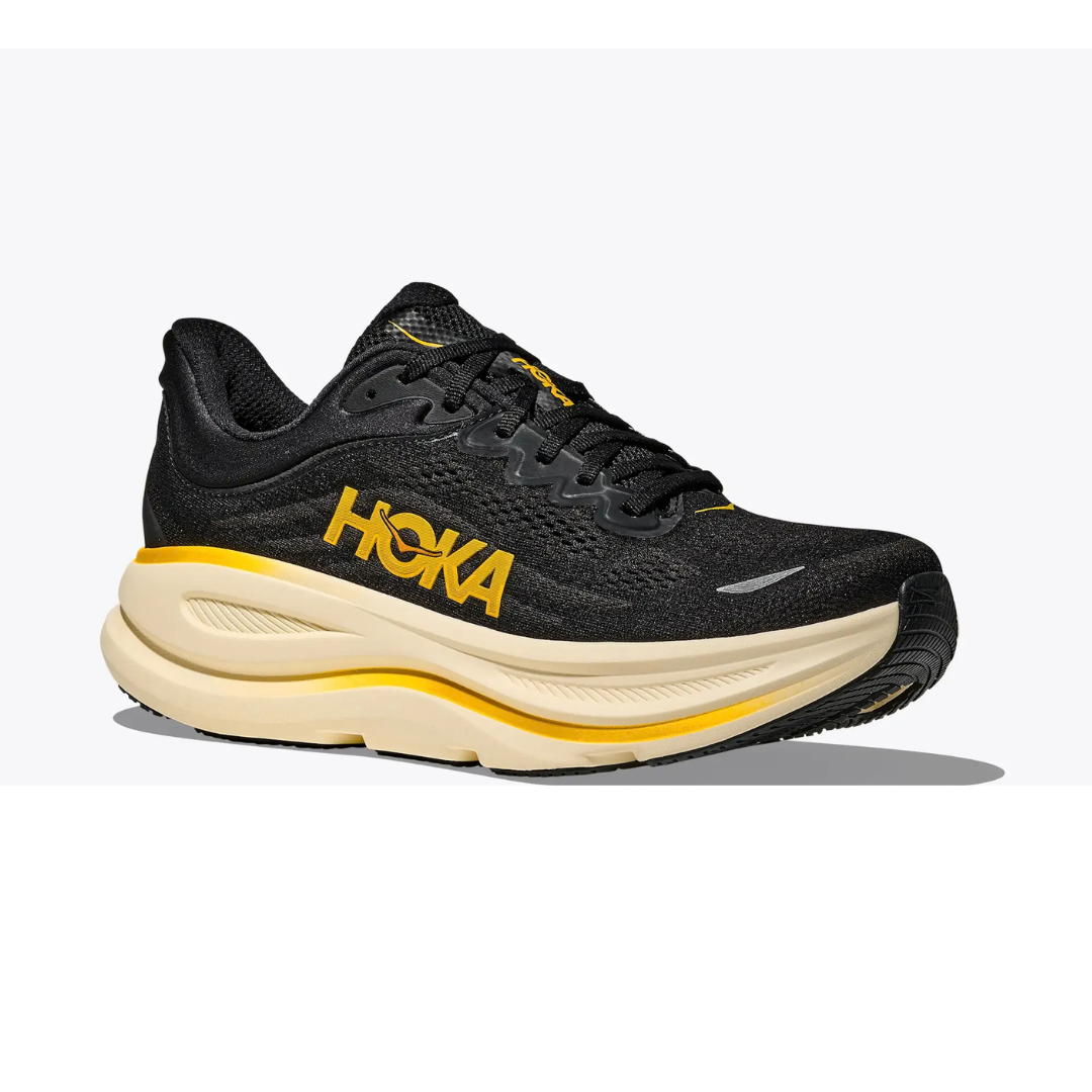 Hoka Bondi 9 - Preto/Amarelo