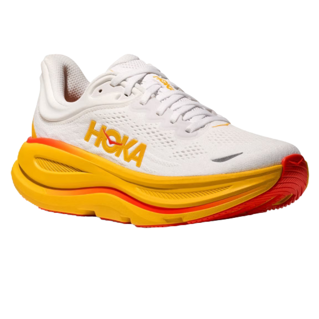 Hoka Bondi 9 - Branco / Laranja