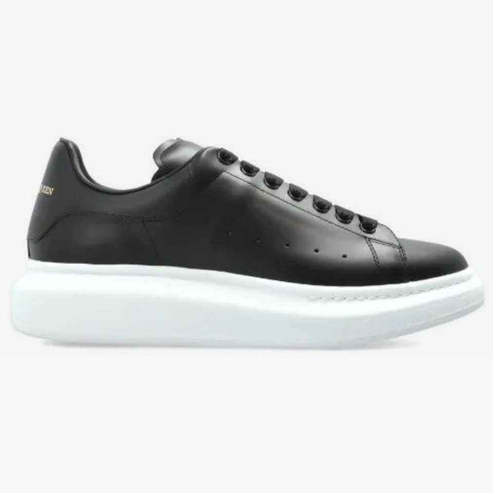 Alexander McQueen Tênis Oversized com cadarço - Black/White