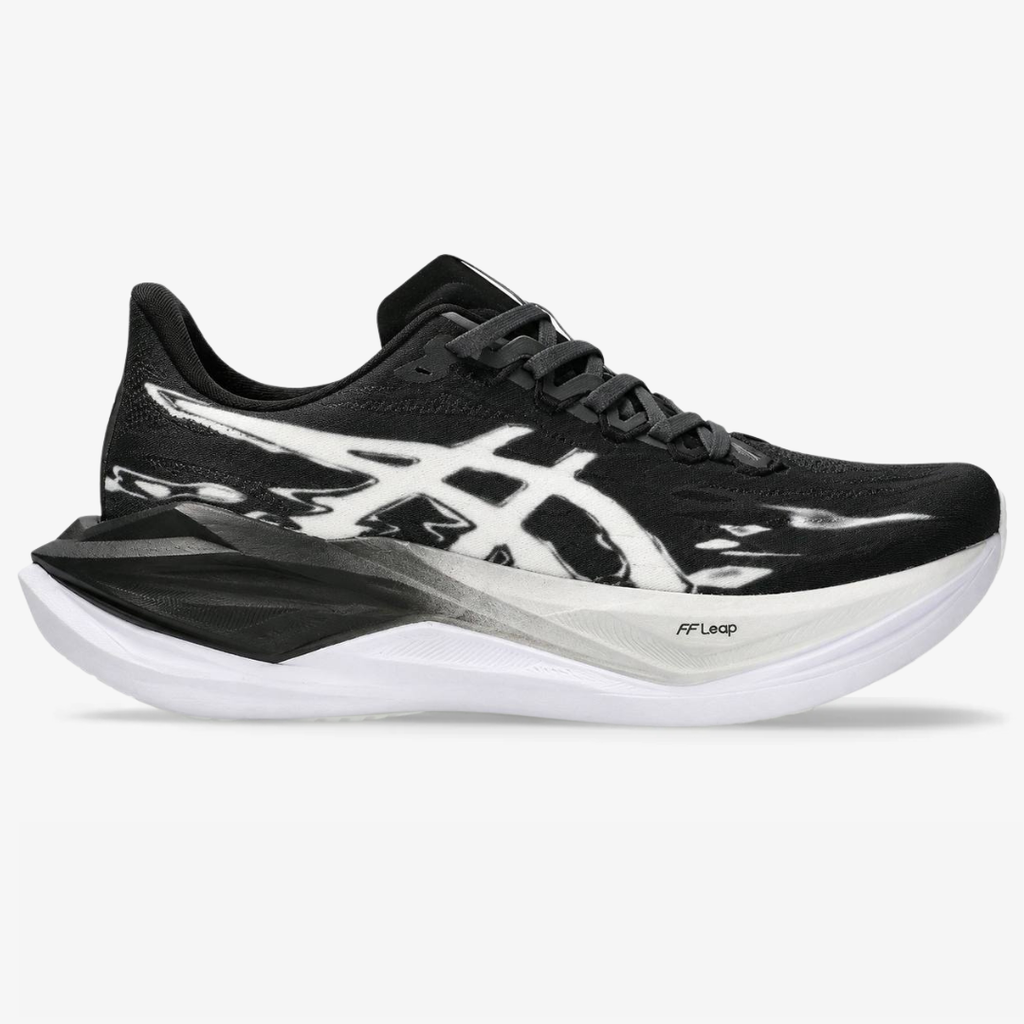 Asics Superblast 3 - Unissex - Preto/Branco/Cinza