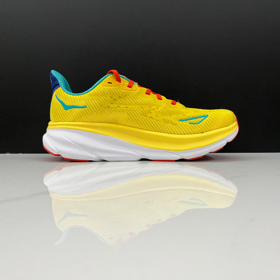 HOKA Clifton 9 Azul Marinho e Rosa – imagem 2 de 5