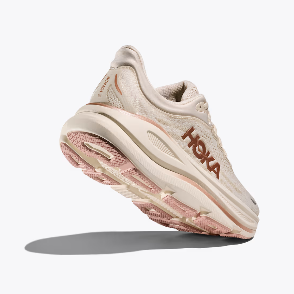 Hoka Bondi 9 - Bege/Rosa