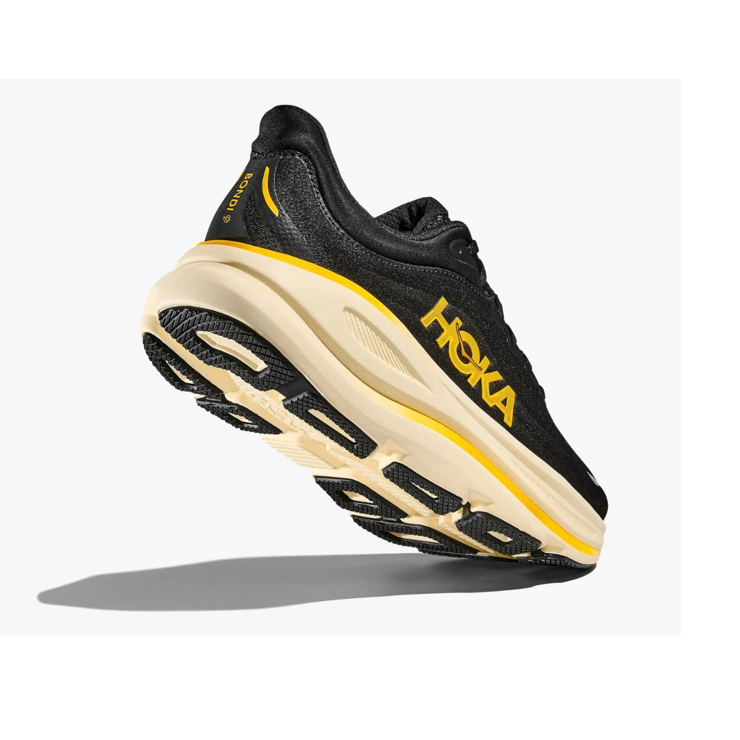 Hoka Bondi 9 - Preto/Amarelo