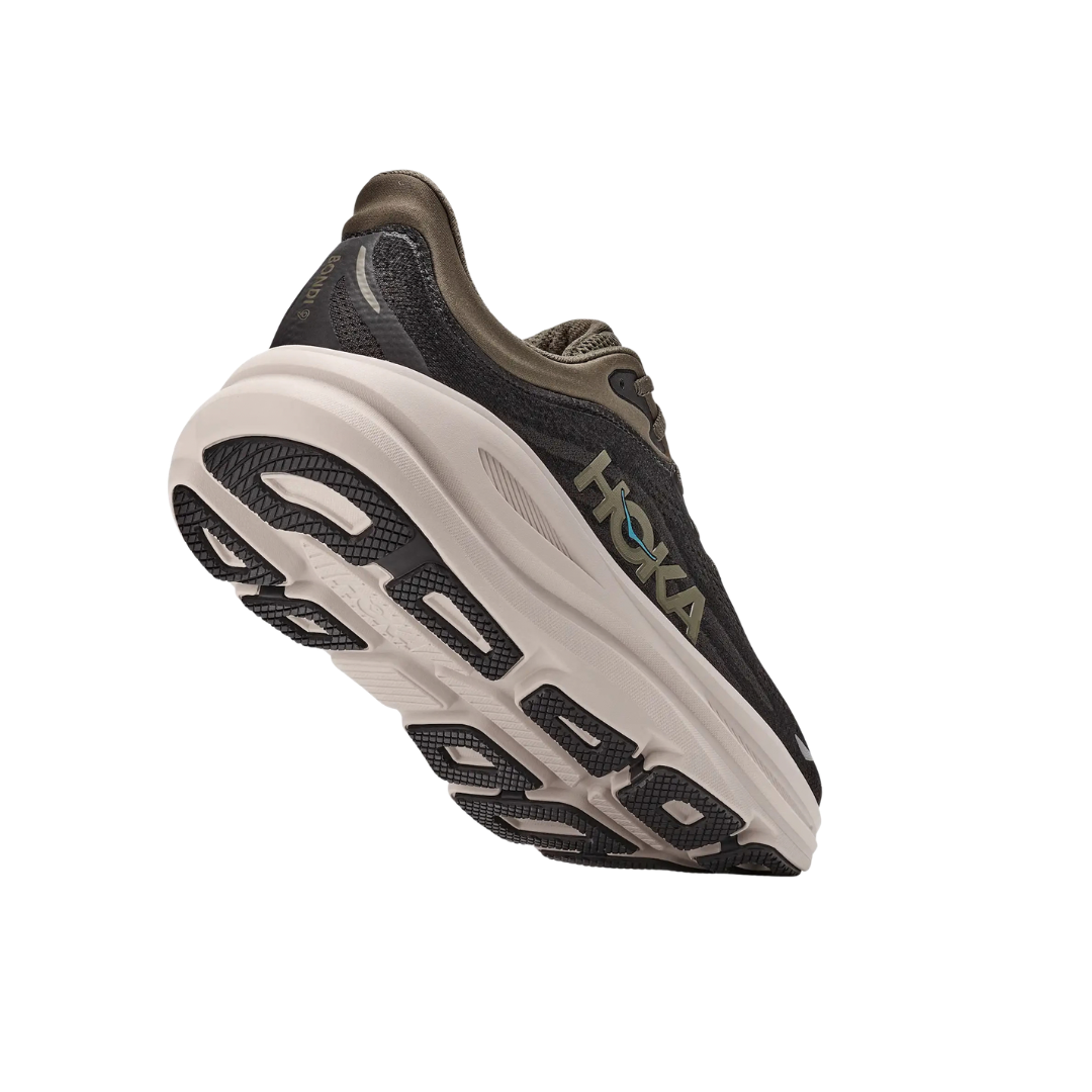 Hoka Bondi 9 - Preto / Cinza Pedra