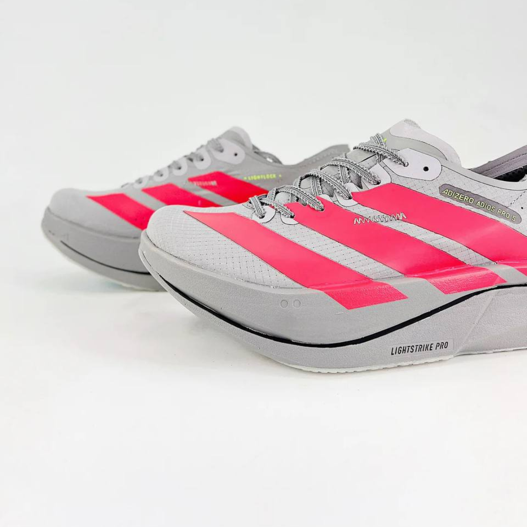 Adidas Adizero Adios Pro 5 - Cinza/Vermelho