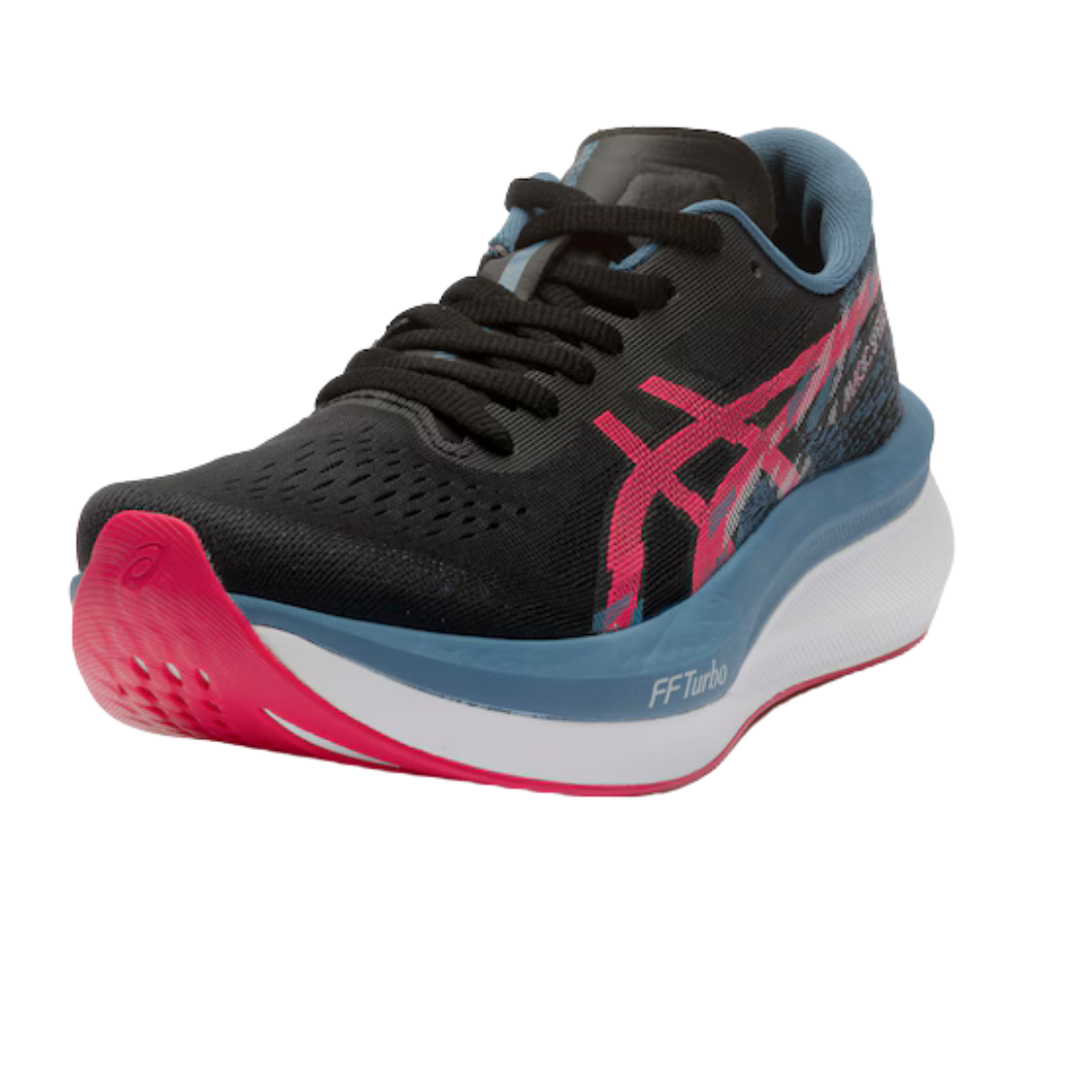 Asics Magic Speed 4 Preto / Azul / Rosa