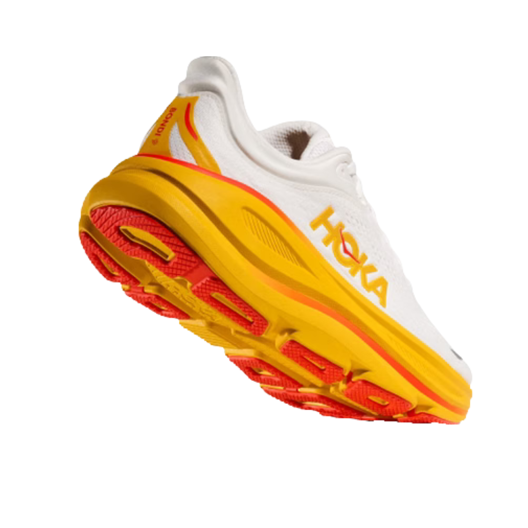 Hoka Bondi 9 - Branco / Laranja