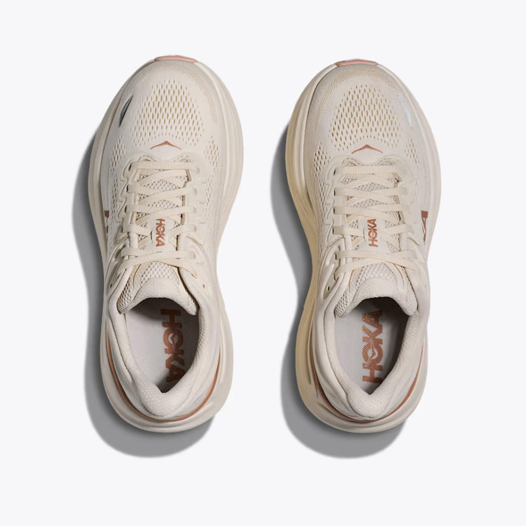 Hoka Bondi 9 - Bege/Rosa