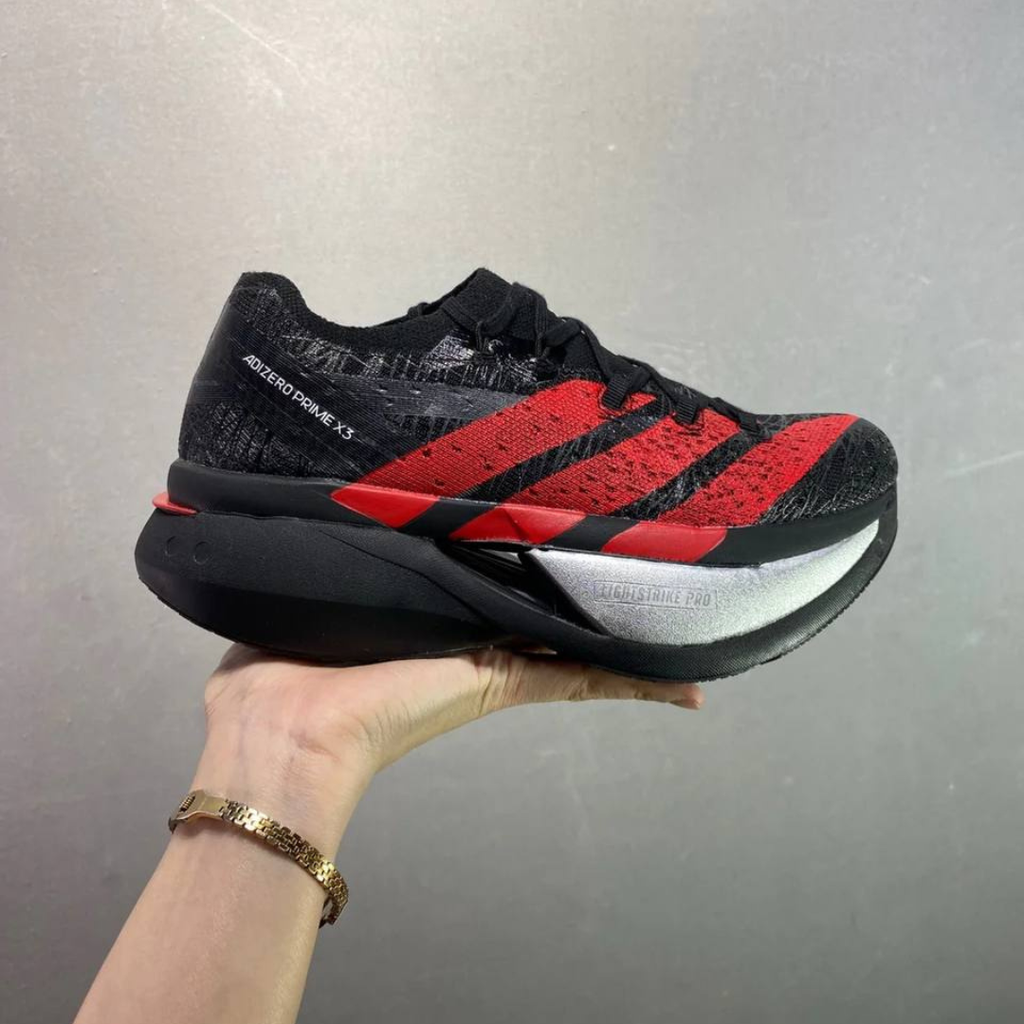 Adidas Adizero Prime X3 Strung - Preto/Vermelho – ForTimer