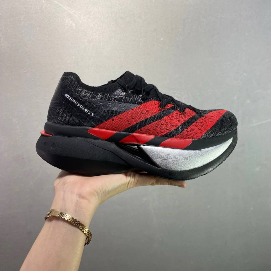 Adidas Adizero Prime X3 Strung - Preto/Vermelho