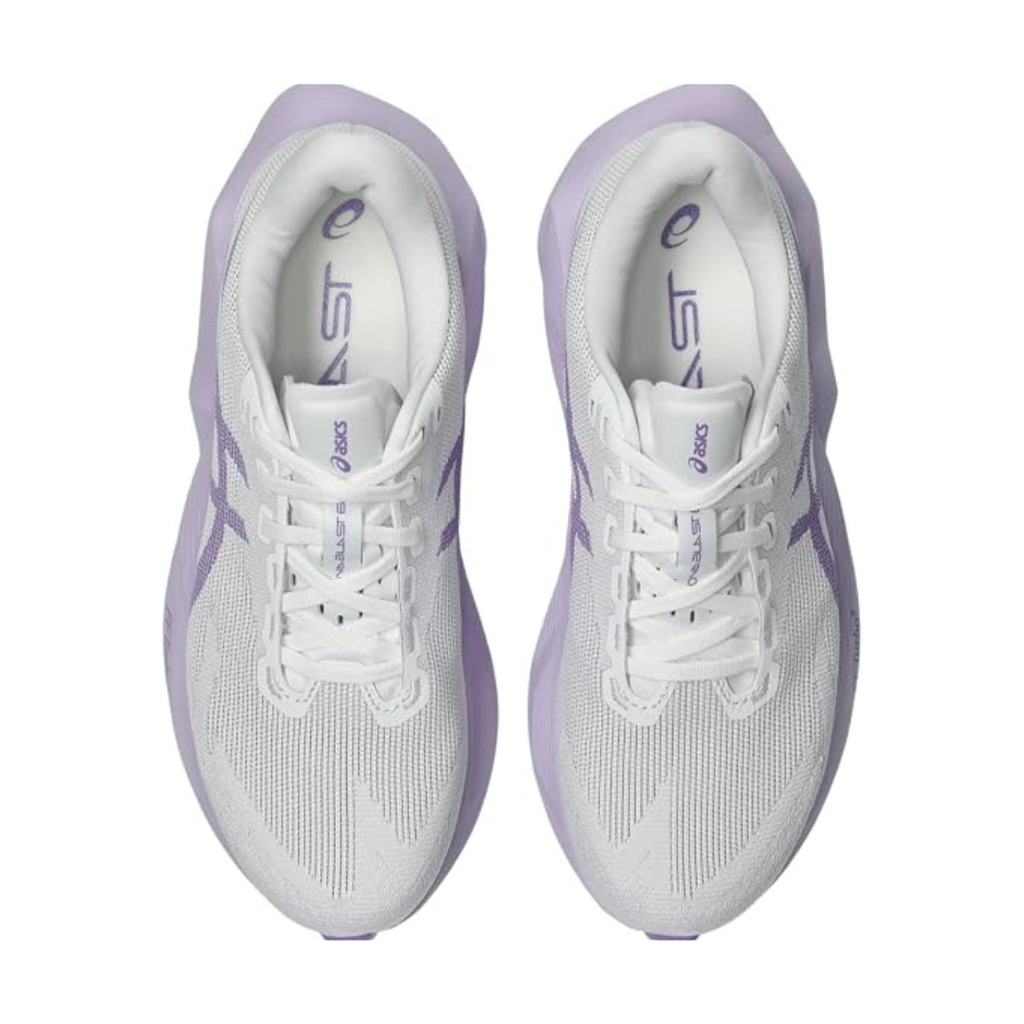 Asics Novablast  6 - Branco/Lilás