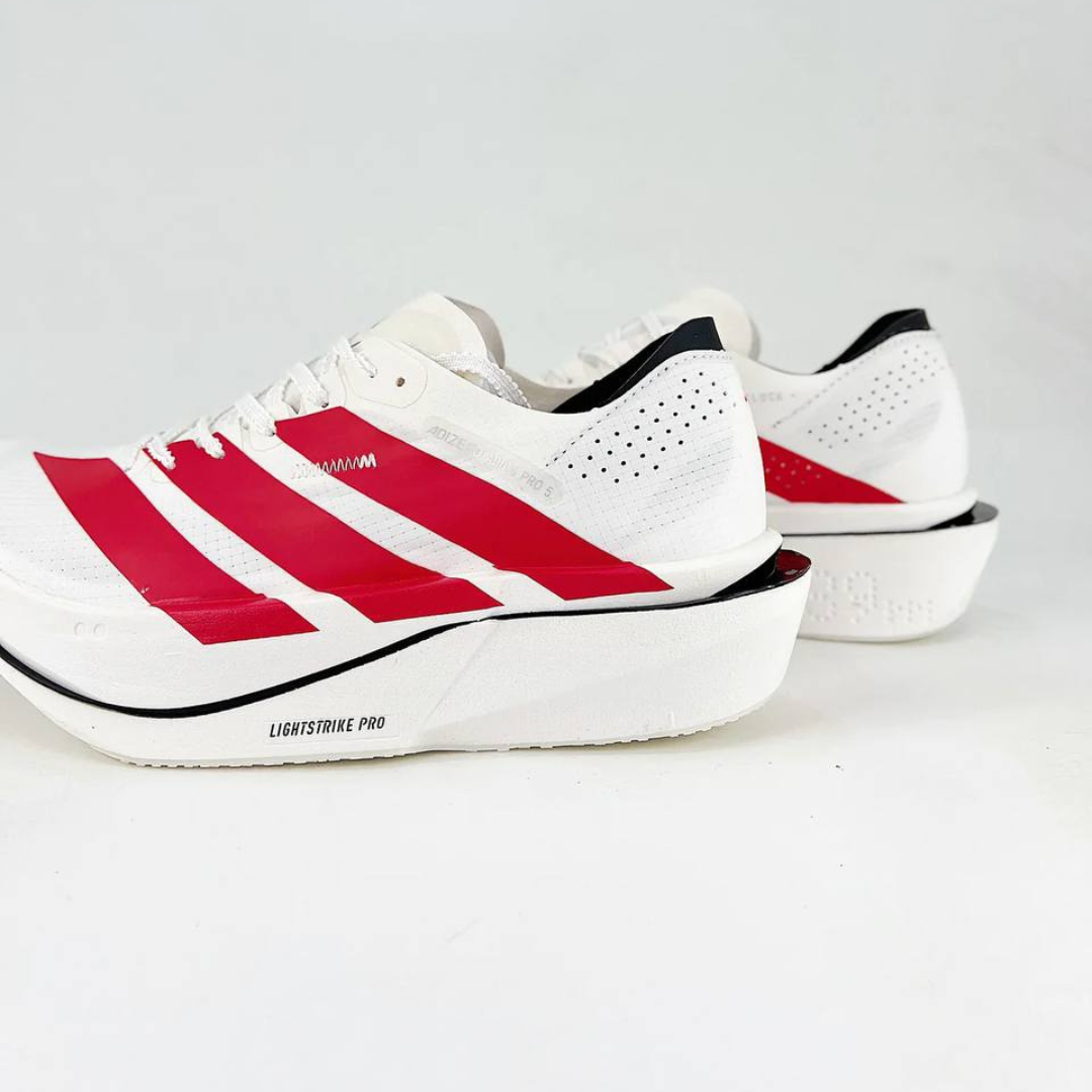 Adidas Adizero Adios Pro 5 - Branco/Vermelho