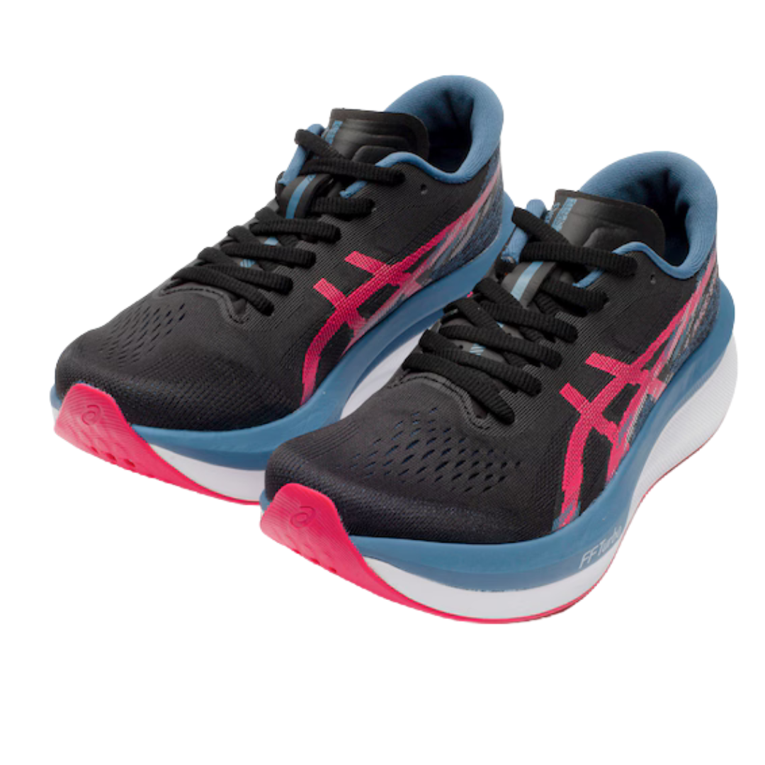 Asics Magic Speed 4 Preto / Azul / Rosa