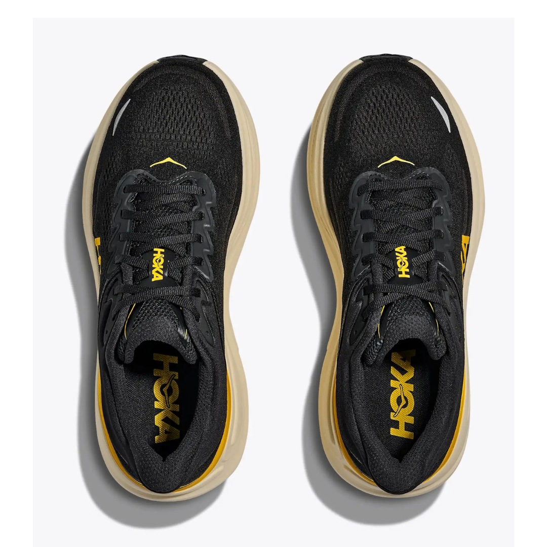 Hoka Bondi 9 - Preto/Amarelo