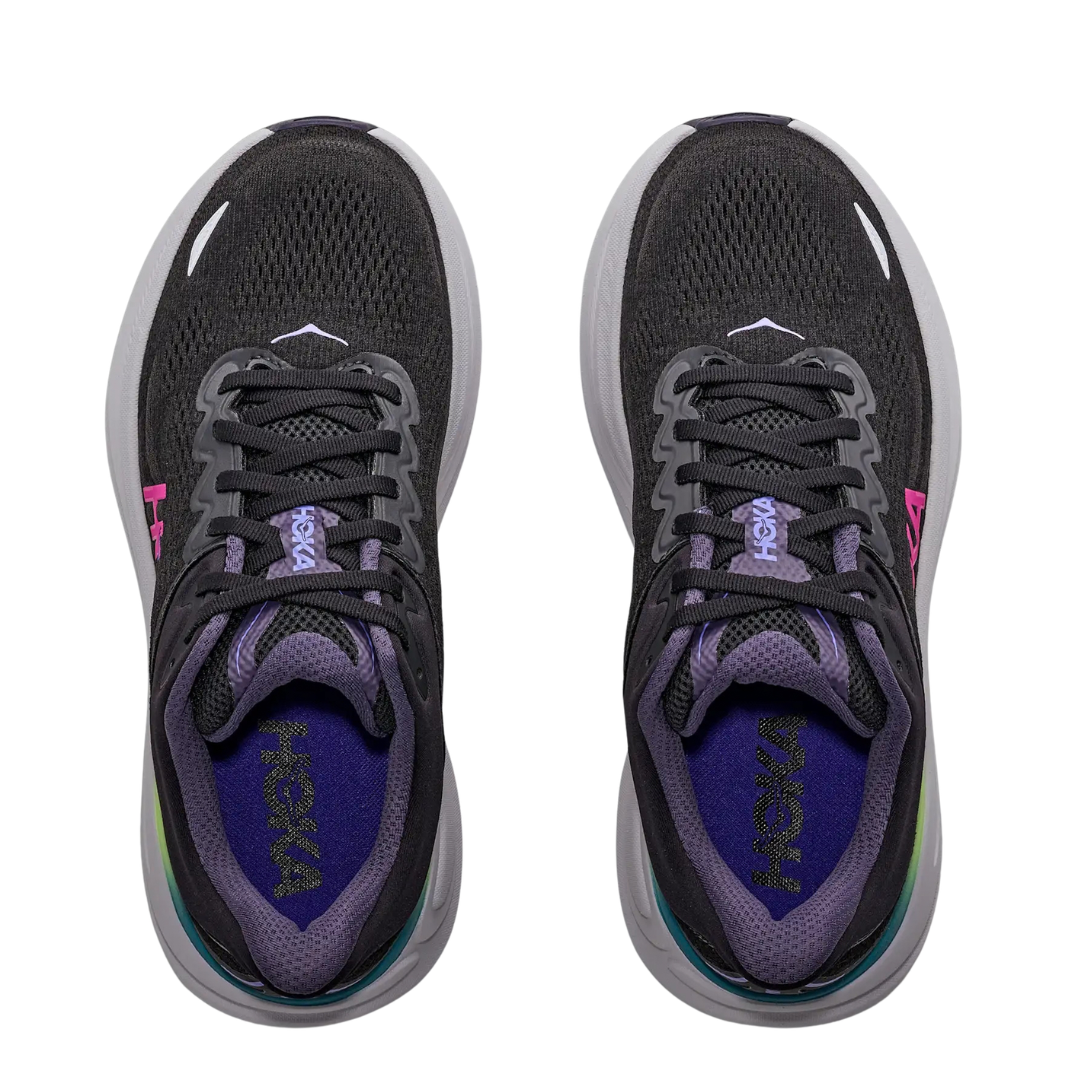 Hoka Bondi 9 - Preto/Pitaya Neon