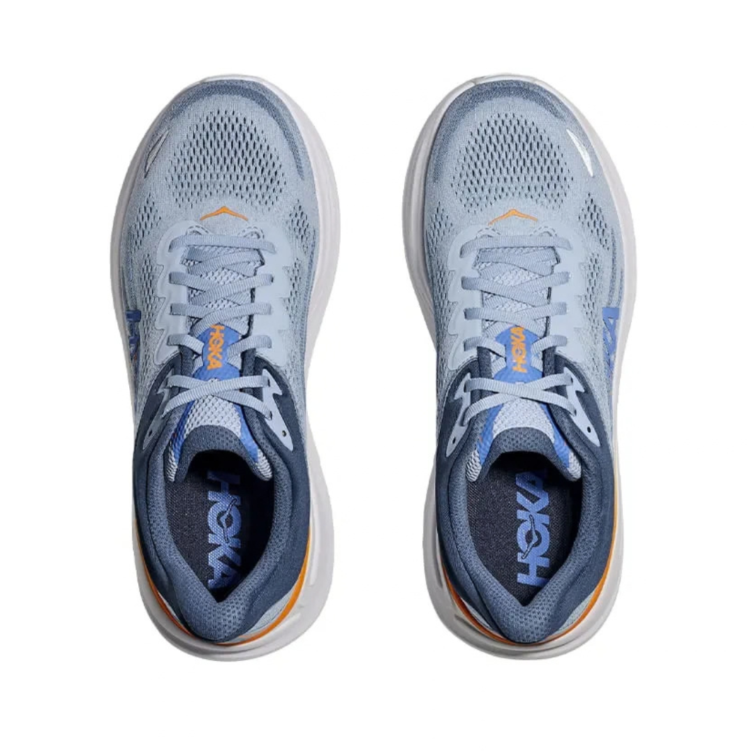 Hoka Bondi 9 – Azul/Laranja