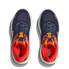 Hoka Bondi 9 – Azul Marinho/Vermelho