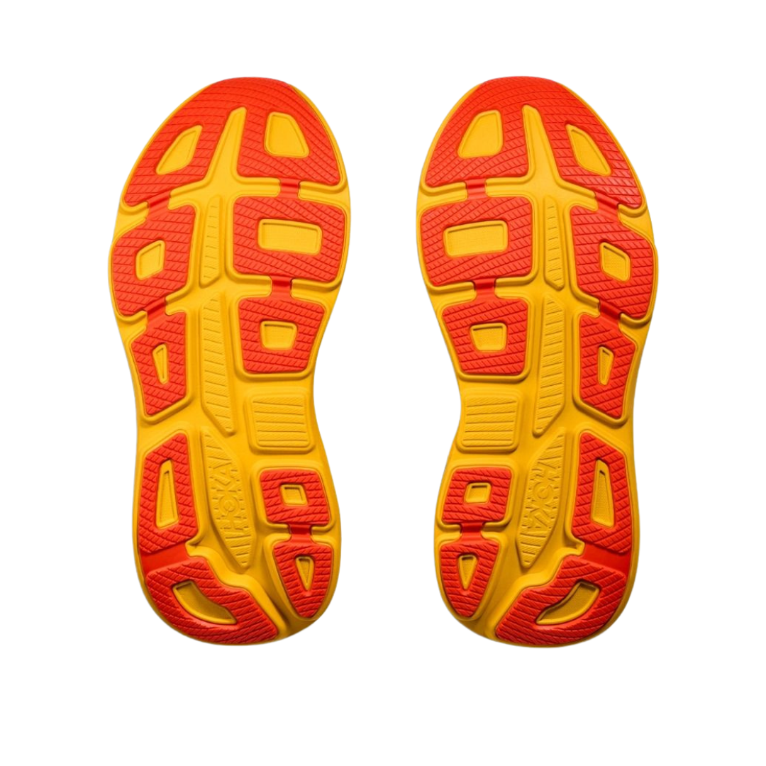 Hoka Bondi 9 - Branco / Laranja