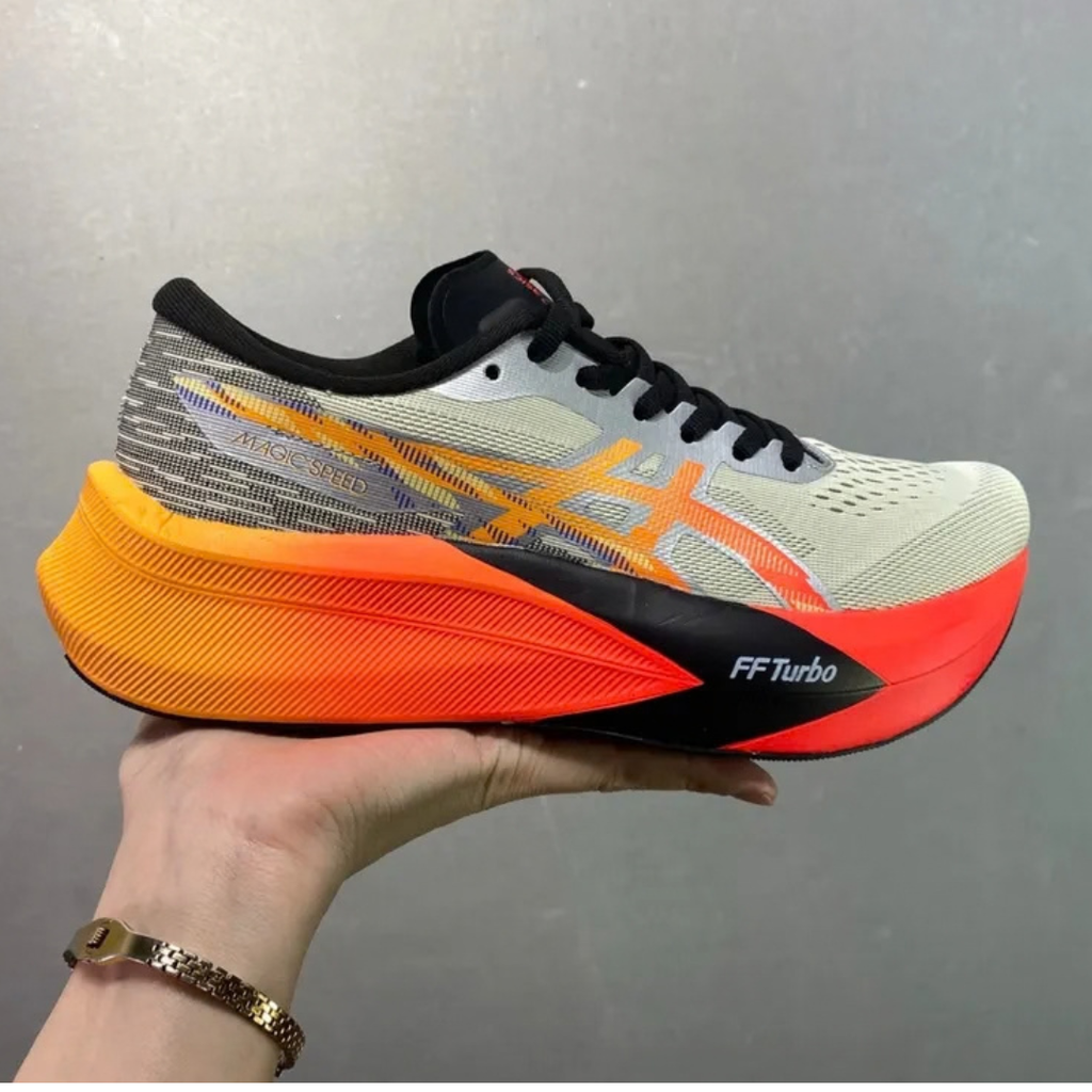 Asics Magic Speed 4 Cinza / Laranja