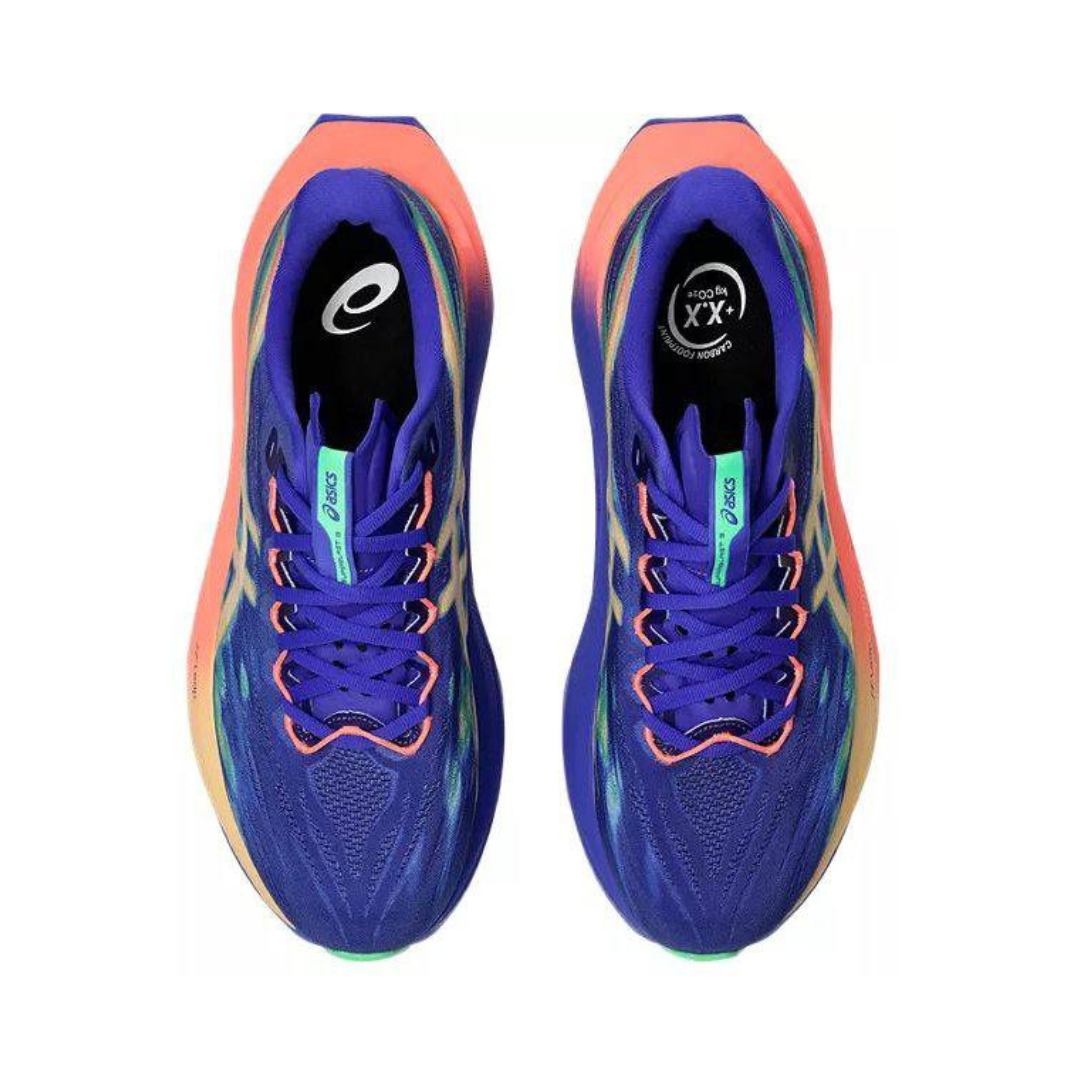 Asics Superblast 3 - Unissex - Azul/Laranja Claro