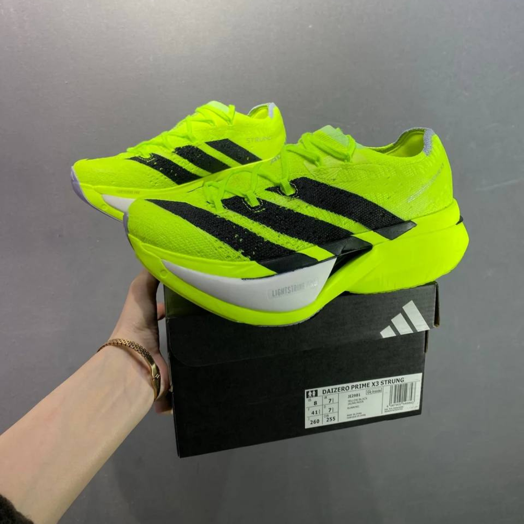 Adidas Adizero Prime X3 Strung - Verde Limão – ForTimer