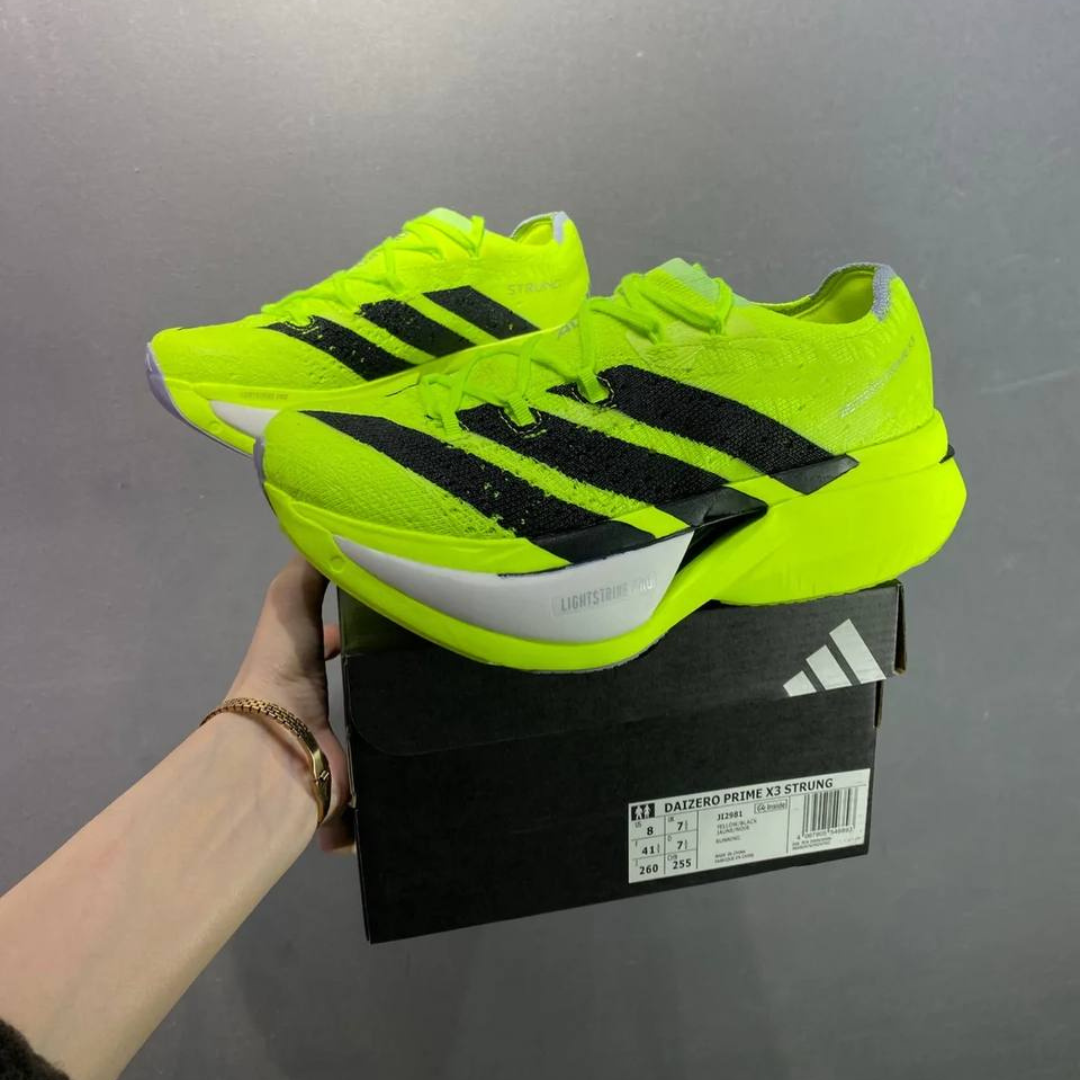 Adidas Adizero Prime X3 Strung - Verde Limão – ForTimer