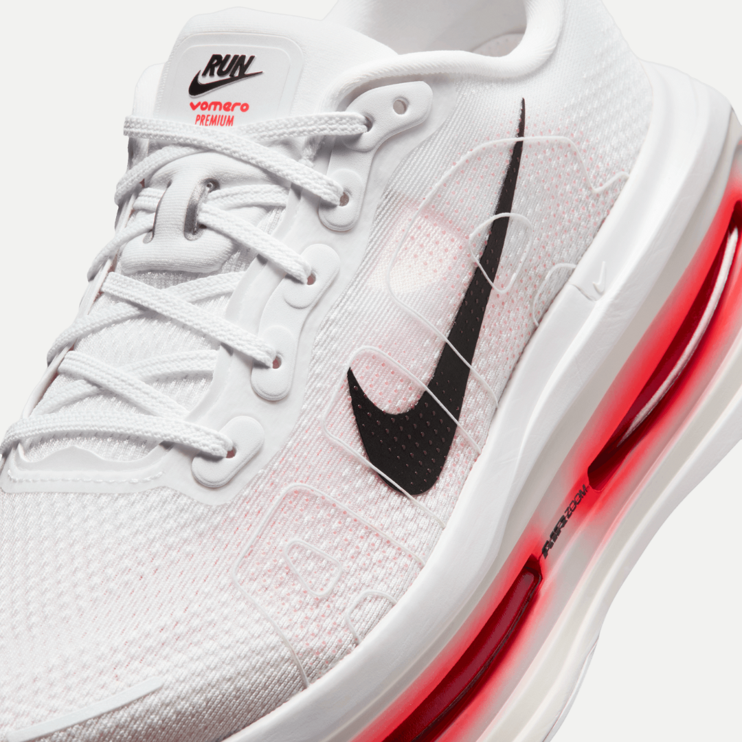 Nike Vomero Premium - White Bright Crimson