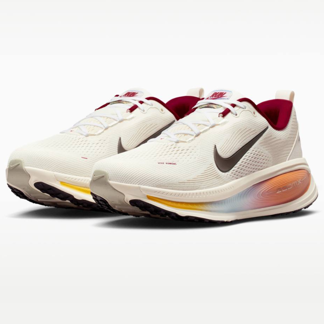 Nike Vomero 18 - Branco/Vermelho Vinho
