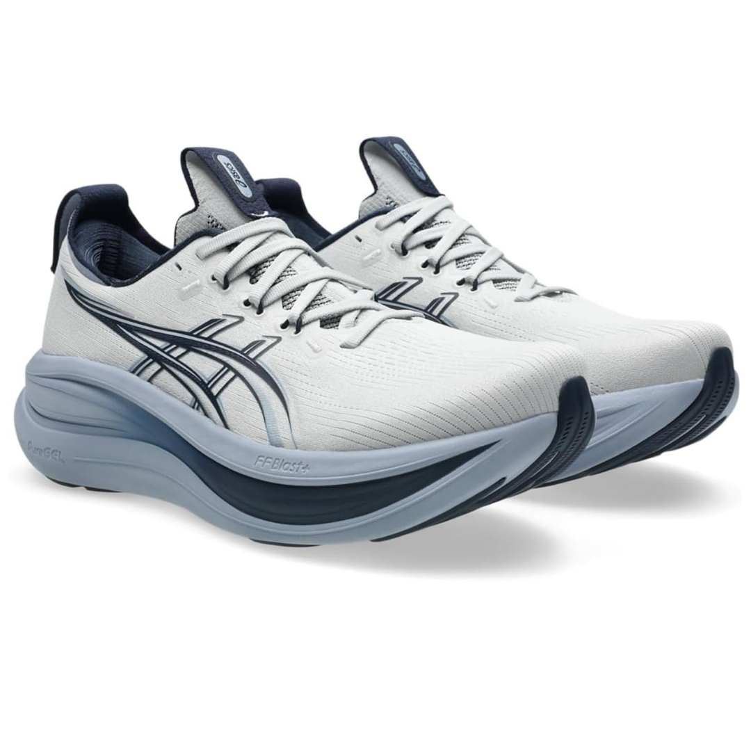 Asics Gel - Nimbus 28 - Branco/Cinza/Azul
