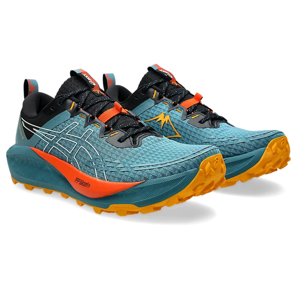 Asics Gel Trabuco 13 - Azul Atlântida/Laranja – ForTimer