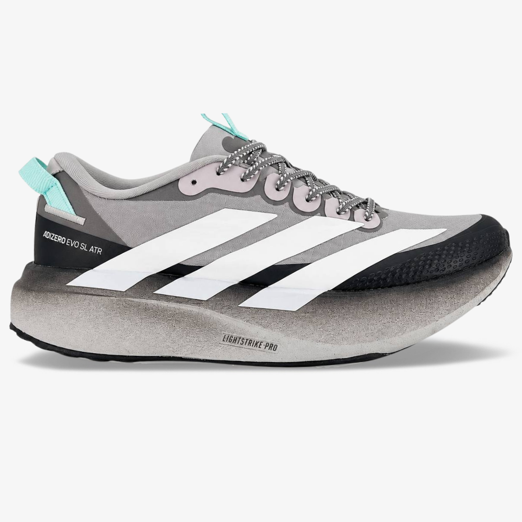 Adidas Adizero EVO SL ATR - Cinza/Preto/Verde Água