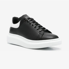 Alexander McQueen Tênis Oversized com cadarço - Preto/Branco