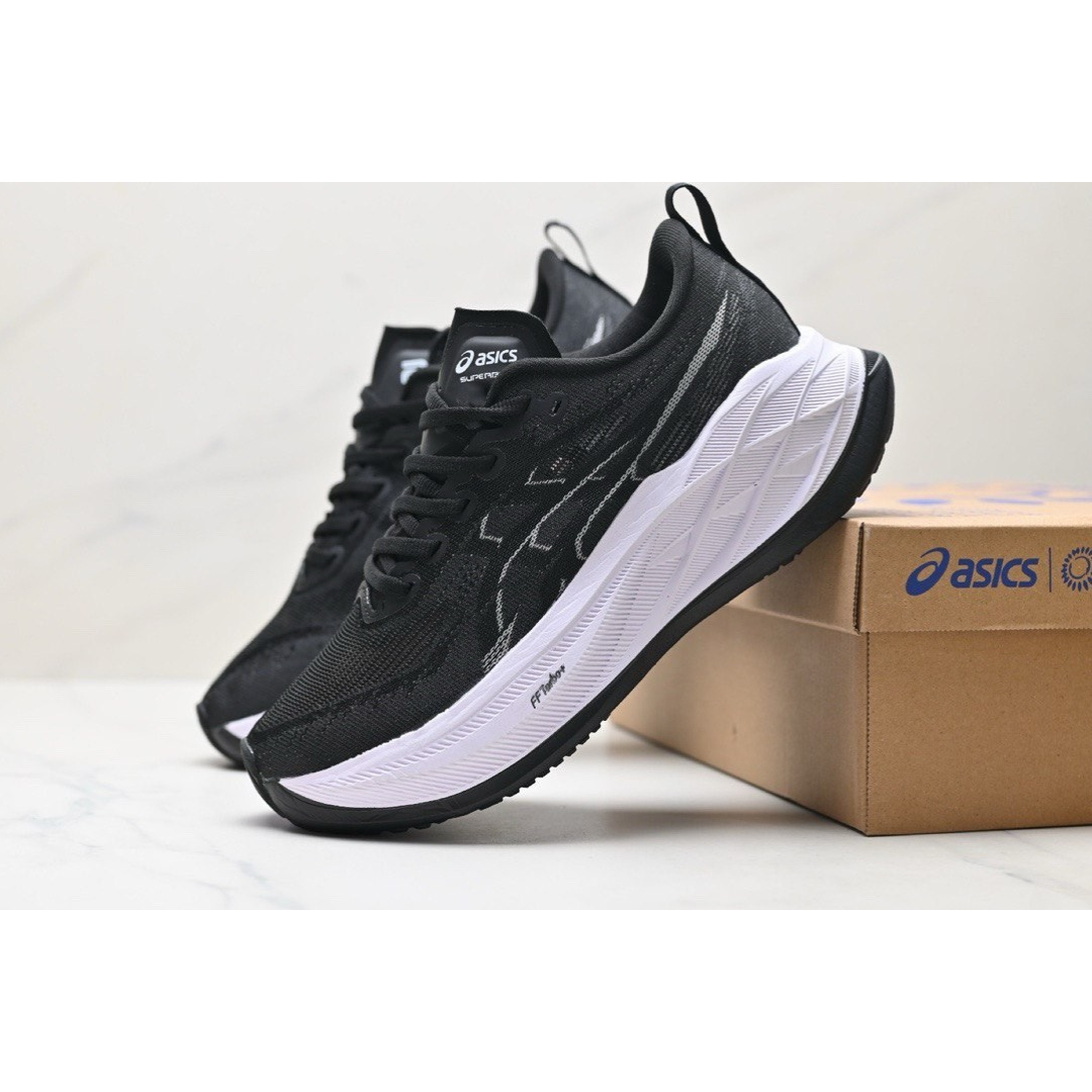 Asics Superblast 2 - Unissex - Preto/Branco – ForTimer