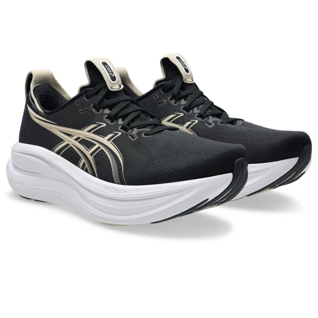 Asics Gel - Nimbus 28 - Preto/Bege