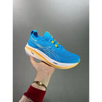 Asics Gel - Nimbus 26 - Azul e Laranja