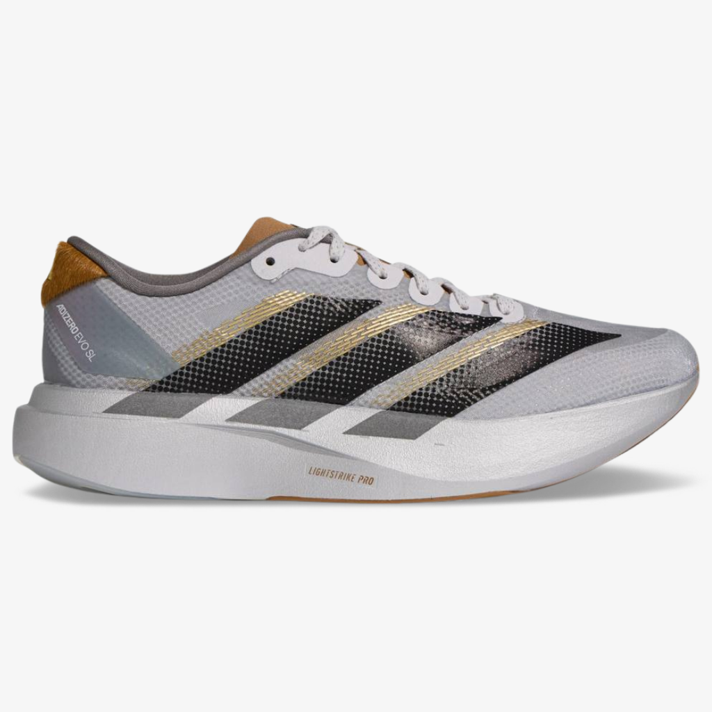 Adidas Adizero EVO SL - Cinza/Dourado/Prata