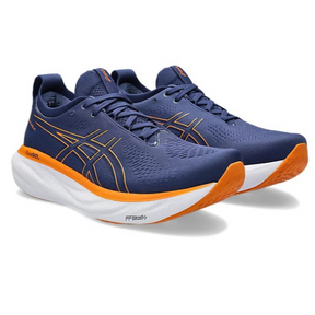 Asics Gel - Nimbus™ 25 Azul Marinho e Laranja