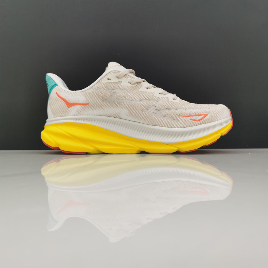 HOKA Clifton 9 Preto e Branco – imagem 2 de 6