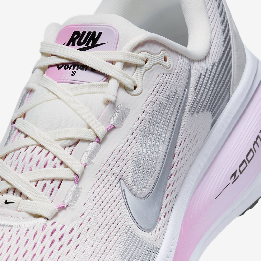 Nike Vomero 18 - Cinza/Rosa Claro